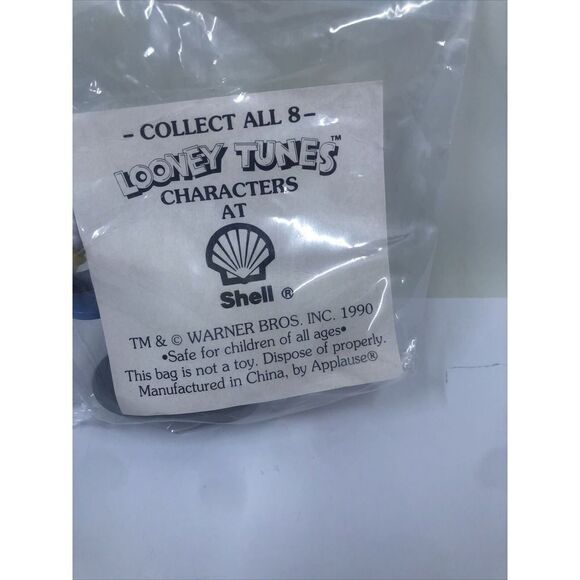 Looney Tunes Characters At Shell Gas Premium Sylvester And TweetySealed. Vintage - Picture 7 of 7